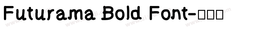 Futurama Bold Font字体转换